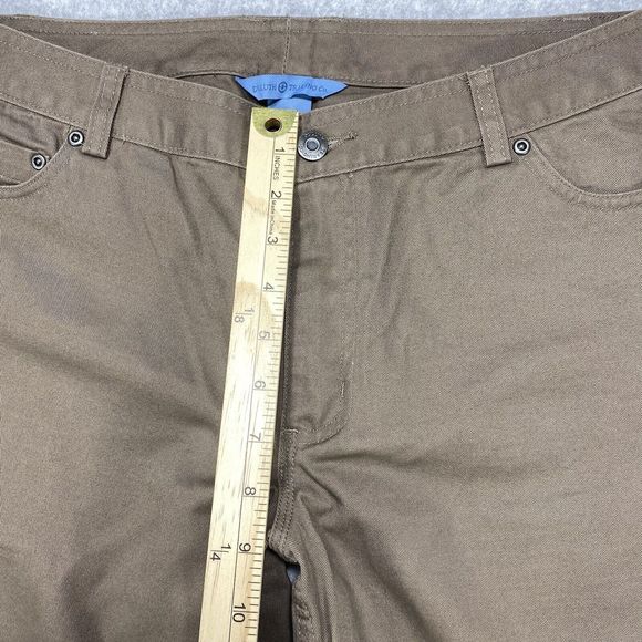 Duluth Pants‎ Womens 32x30 Brown Carpenter Hammer Loop Workwear Denim Utility - Picture 6 of 13